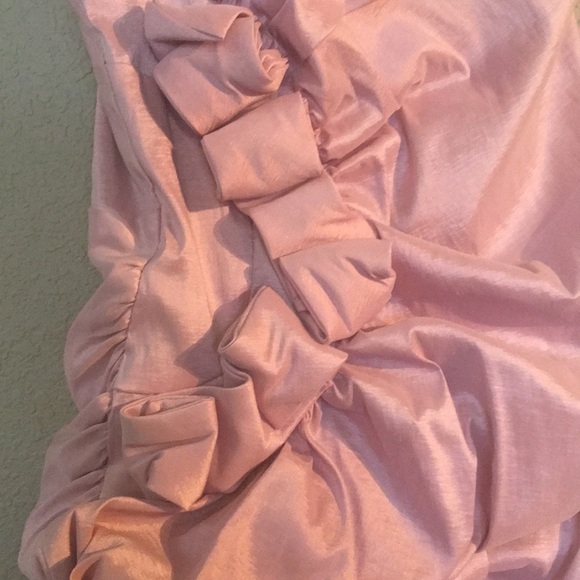 Pink Masquerade Size 3/4 Strapless Prom Dress - Picture 4 of 7
